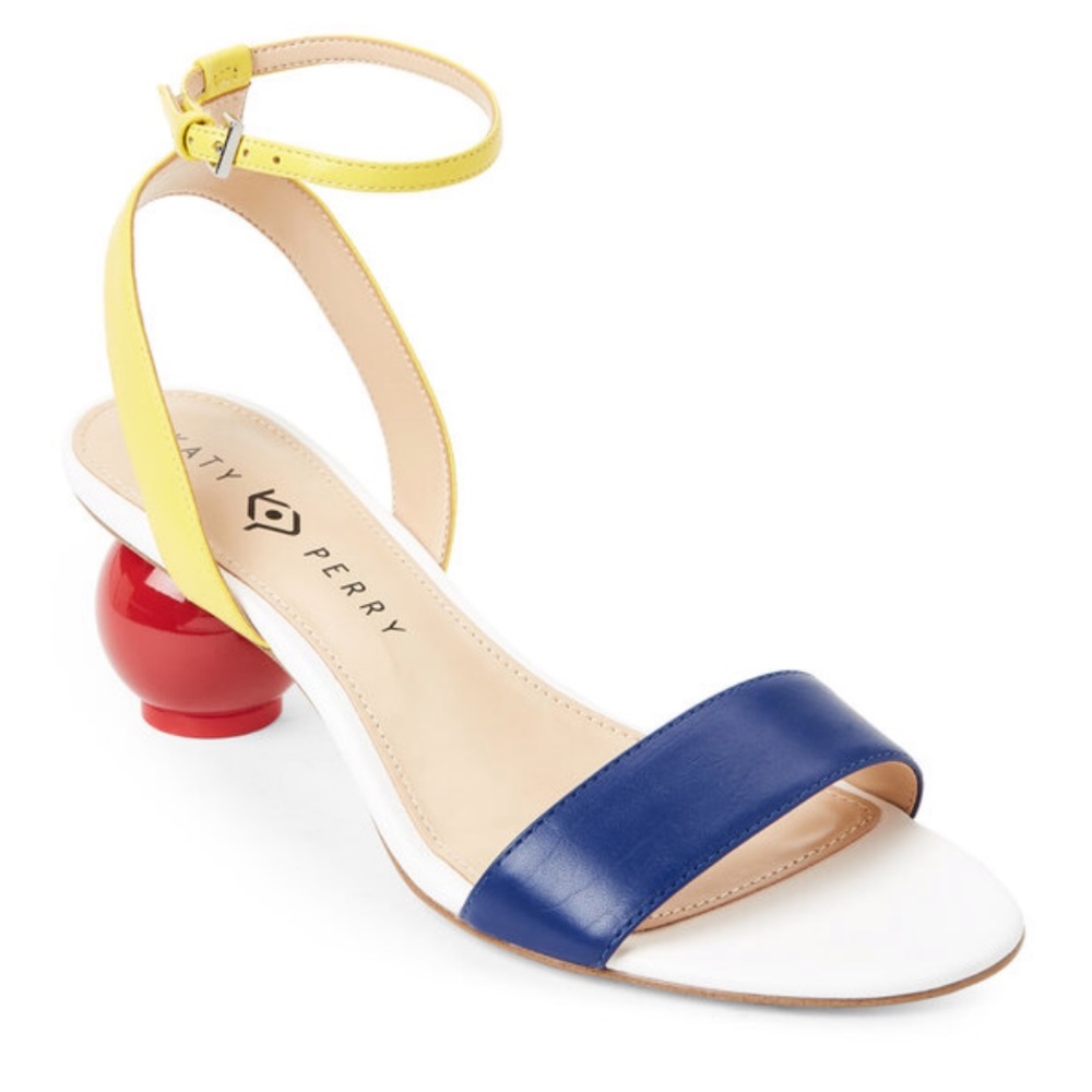 ✨ Katie Perry Space Blue & Yellow Heels ✨